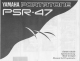 Yamaha PortaTone PSR-47 Owner's Manual