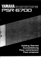 Yamaha PSR-6700 Getting Started Manual
