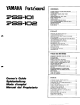 Yamaha PortaSound PSS-101 Owner's Manual