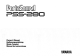 Yamaha PortaSound PSS-280 Owner's Manual