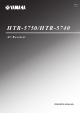 Yamaha HTR-5750 Owner's Manual