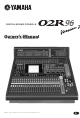 Yamaha 02R96 Owner's Manual