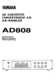 Yamaha AD808 Operation Manual