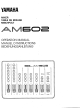 Yamaha AM602 Operation Manual