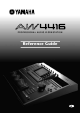 Yamaha AW4416 Reference Manual