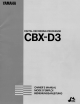 Yamaha CBX-D3 Owner's Manual