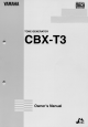 Yamaha CBX-T3 Owner's Manual