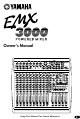 Yamaha EMX3000 Owner's Manual