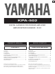 Yamaha KPA-502 Owner's Manual