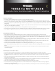 Yamaha MOTIF RACK Installation Manual