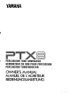 Yamaha PTX8 Owner's Manual