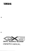 Yamaha QX-5 Owner's Manual