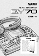 Yamaha QY-70 Supplementary Manual