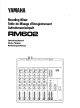 Yamaha RM602 Operating Manual