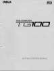 Yamaha TG-100 Getting Started Manual