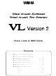 Yamaha VL Supplementary Manual