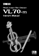 Yamaha VL70-m Owner's Manual