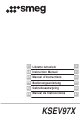 SMEG KSEV97X Instruction Manual