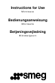SMEG S45MCX1 Instructions For Use Manual