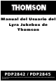 THOMSON PDP2842 Manual Del Usuario