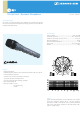 SENNHEISER E 855 Technical Data