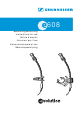 SENNHEISER evolution E608 Instructions For Use Manual
