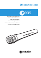 SENNHEISER evolution E935 Instructions For Use Manual