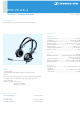 SENNHEISER HME 25-KA-2 Specification