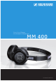 SENNHEISER MM 400 Instruction Manual