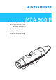 SENNHEISER MZA 900 P Instructions For Use Manual