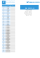 SENNHEISER SK 5212-II - FREQUENCY TABLES Manual