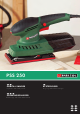 PARKSIDE KH 3034 ORBITAL SANDER Operation And Safety Notes