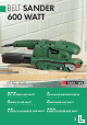 PARKSIDE KH 3032 BELT SANDER 600 WATT Operation And Safety Notes