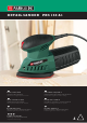 PARKSIDE PHS 160 A1 DETAIL SANDER Operation And Safety Notes