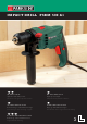 PARKSIDE PSBM 500 A1 IMPACT DRILL Operation And Safety Notes