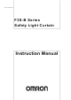 OMRON F3S-B Series Instruction Manual