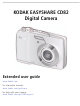 KODAK CD82 - EXTENDED GUIDE Extended User Manual