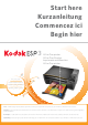 KODAK ESP 3 Start Here Manual