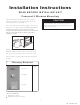 Frigidaire FAC102P1A - 10,000 BTU Air-Conditioner Installation Instructions Manual