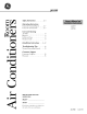 GE ASH06LL - 6000 BTU Air Conditioner Owner's Manual & Installation Instructions