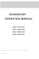 Haier HPU-18H03 Operation Manual