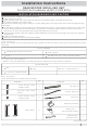 Frigidaire FRA12EZU2 Installation Instructions Manual