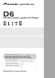Pioneer Elite PD-D6-J Operating Instructions Manual