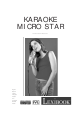 LEXIBOOK KARAOKE MICRO STAR Instruction Manual