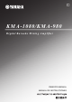 Yamaha KMA-980 Owner's Manual