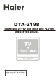 HAIER DTA-2198PF Owner's Manual
