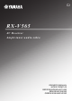 Yamaha RX-V565BL Owner's Manual