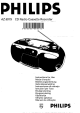 Philips AZ8075 - Portable Radio Cass Rec Bruksanvisning