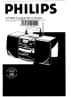 Philips AZ9055 - Portable Radio Cass Rec User Manual