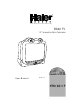 HAIER HTN13G11F - 12-01 User Manual